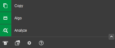 cTrader left panel - Algo button